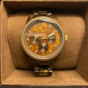 Michael Kors Tortoise Shell Watch